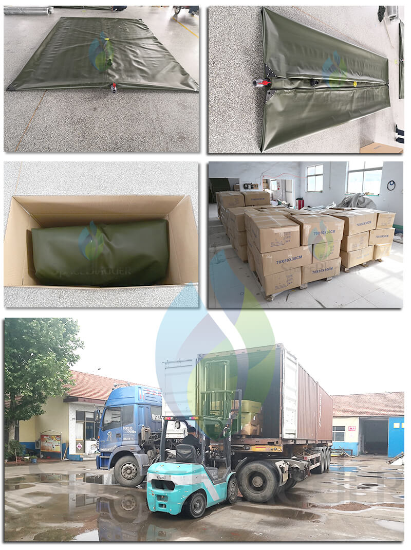 2000 Litre Collapsible Residential Water Bladders Water Storage Tanks 