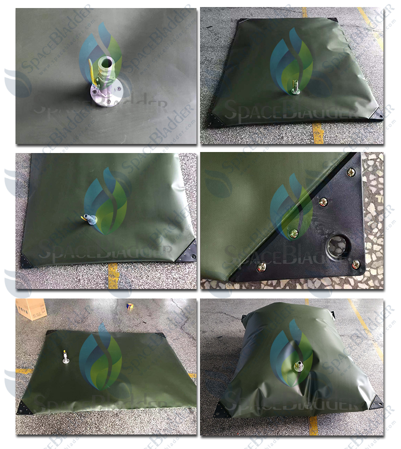 1000L 1.9M*1.4M TPU Pillow Shape Oxygen Gas Storage Bag