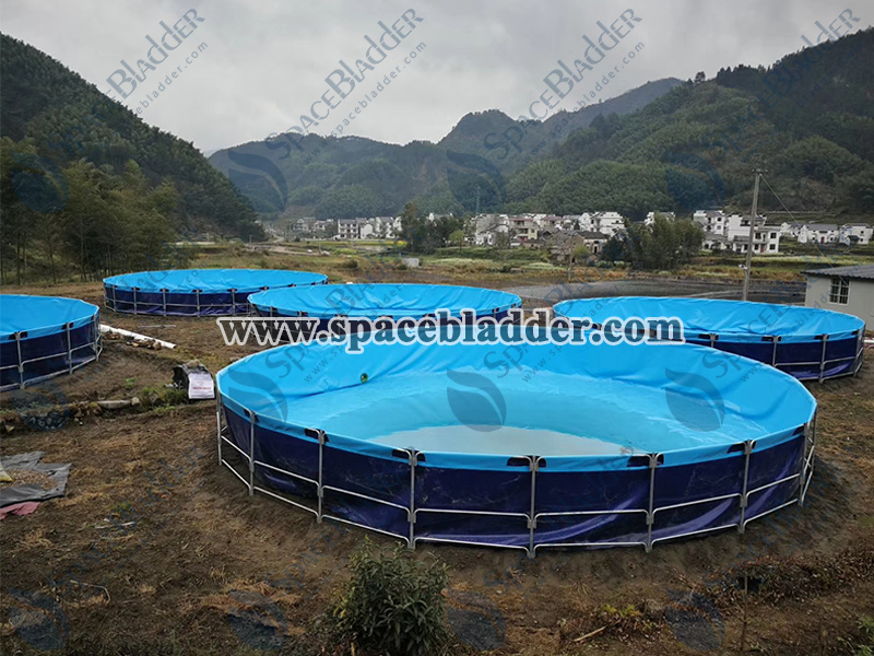 Collapsible Commercial Circular Aquaculture Tanks - Really Case Show - 1