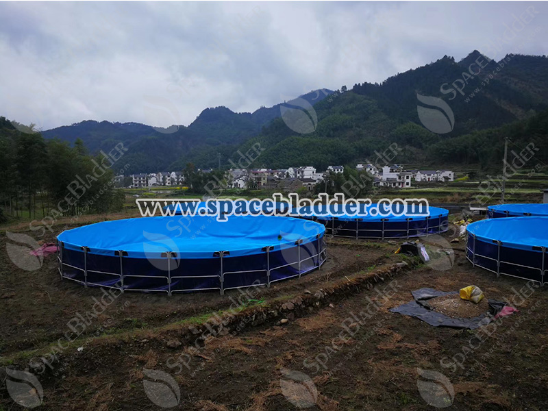 Collapsible Commercial Circular Aquaculture Tanks - Really Case Show - 3