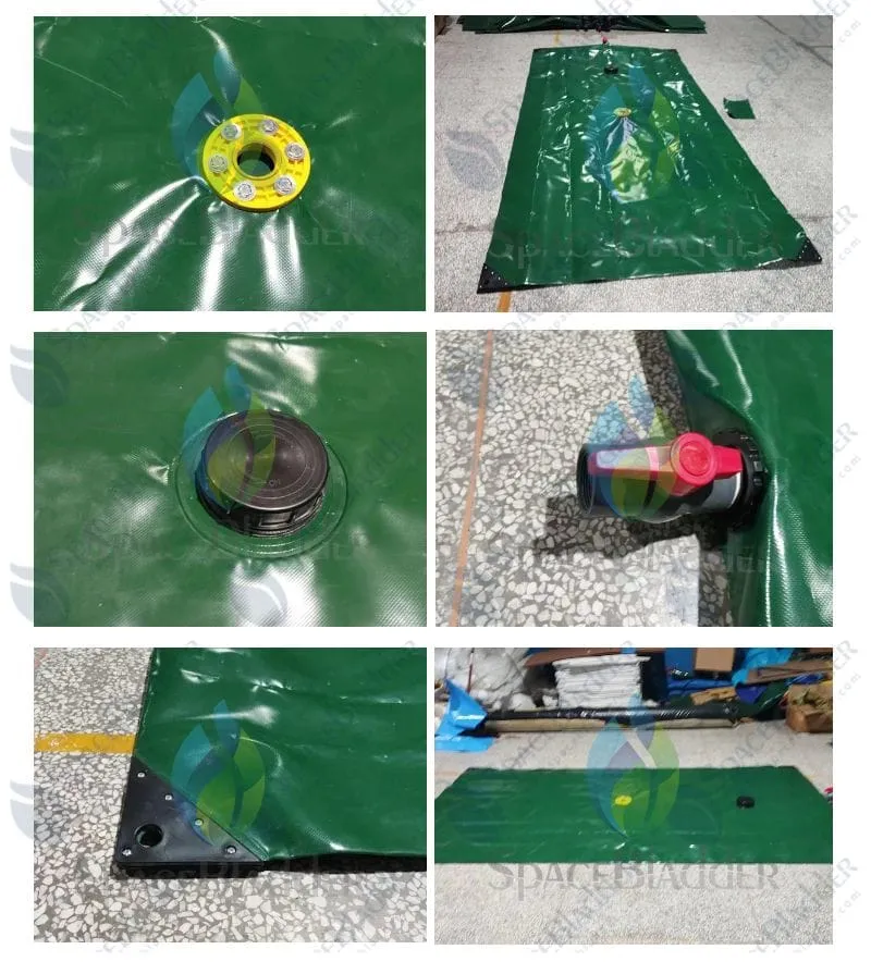 1000L PVC 110mm Inlet Hoиспользованиеhold использование Portble Water Tank