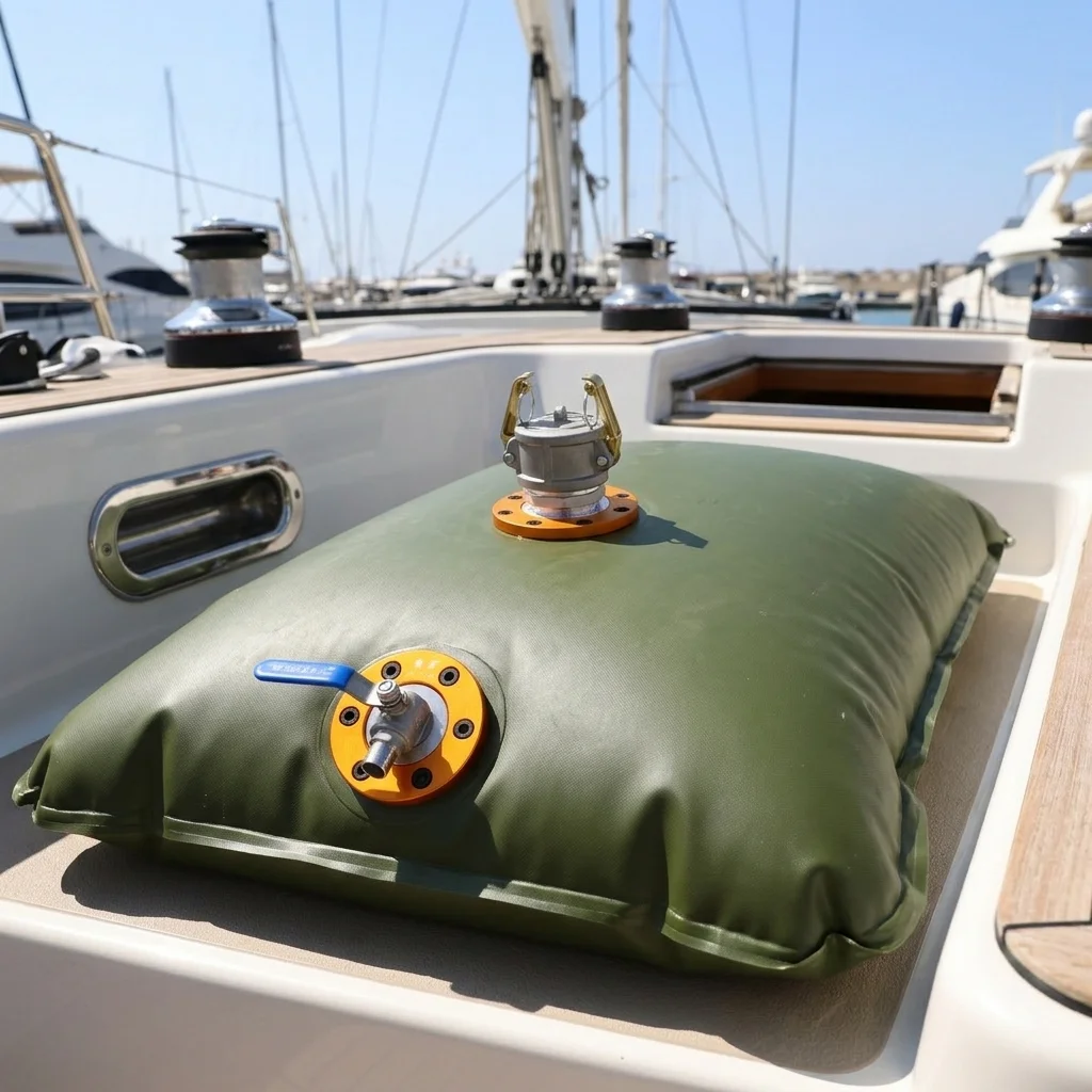 Yacht Fuel Bladder Capacity and Deck Space Confirmation yacht fuel bladder capacity and deck space confirmation