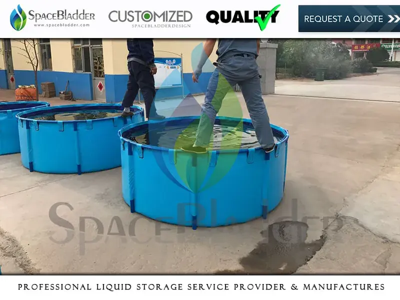 Custom-made PVC Tarpaulin Fish Farming Tanks - Fish Farming Tank product photo 3