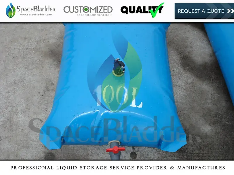 100 Litre 500 Litre Foldable PVC Small Water Tanks - Pillow Bladder Tanks product photo 1