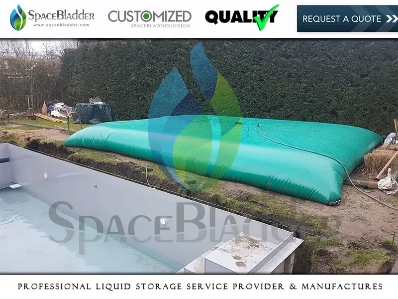 10000 Litre 20000 Litre Foldable Pool Water Storage Tanks Pool Bladder For Pool Refurbishing and Clean  - Pillow Bladder Tanks product photo 2