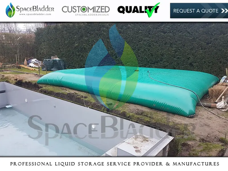 10000 Litre 20000 Litre Foldable Pool Water Storage Tanks Pool Bladder For Pool Refurbishing and Clean 