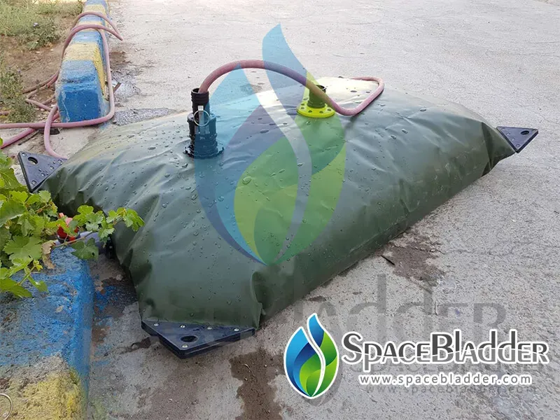 500L PVC Pillow Water Tank To Iran Customer - customer case image 1