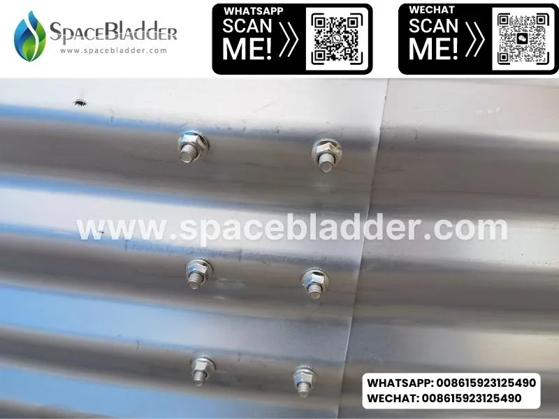 Spacebladder Galvanized Steel Sheet Aquaculture Tanks