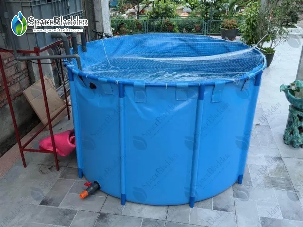 5000L 2.6*0.95m Fish Cultivation Aquaculture Tanks for Fish Growing - customer case image 3