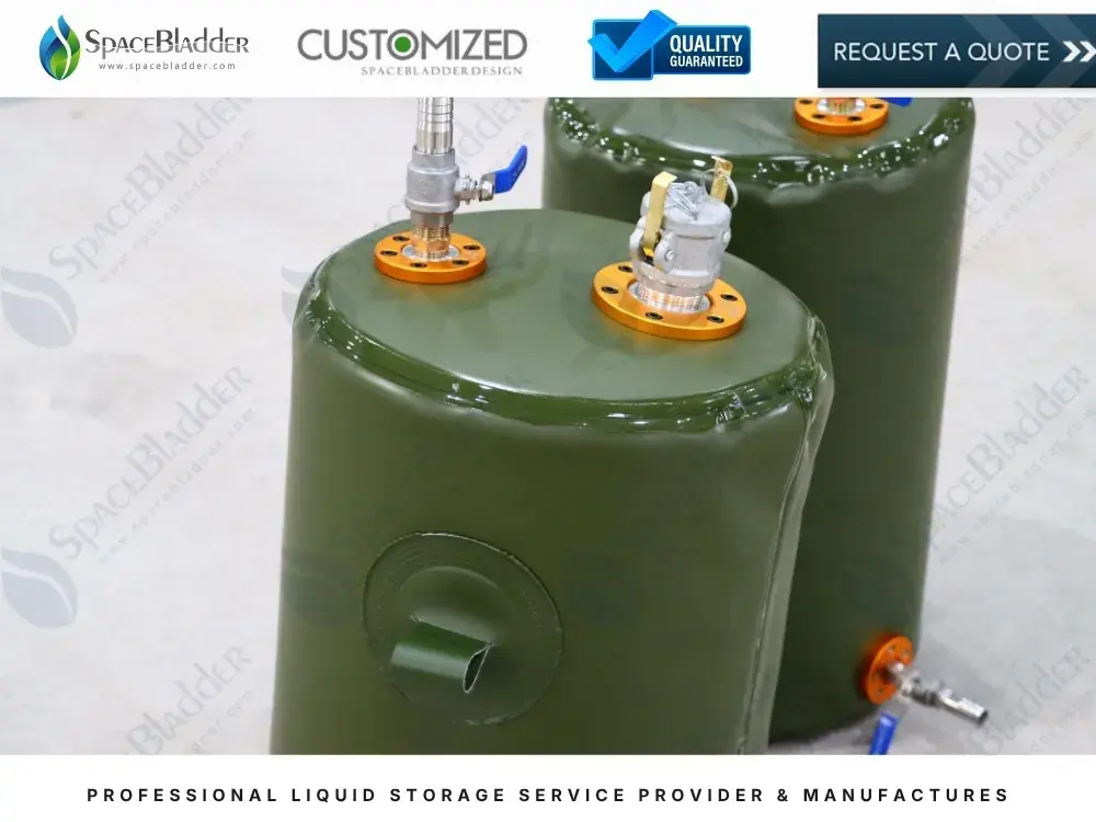 custom dimension foldable fuel bladder for boat space