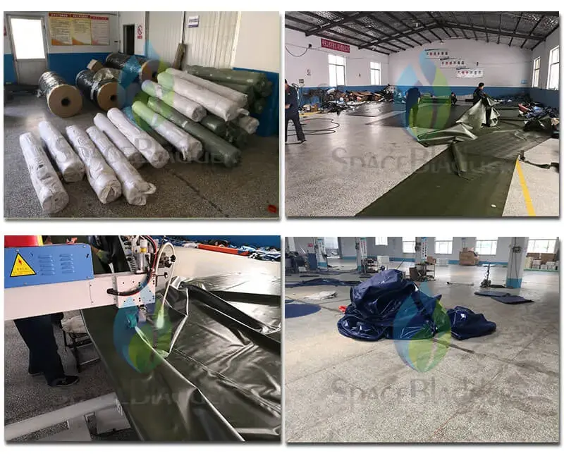 Customized Onion Shape Water Bladder Tank for Forest Fire Prevention