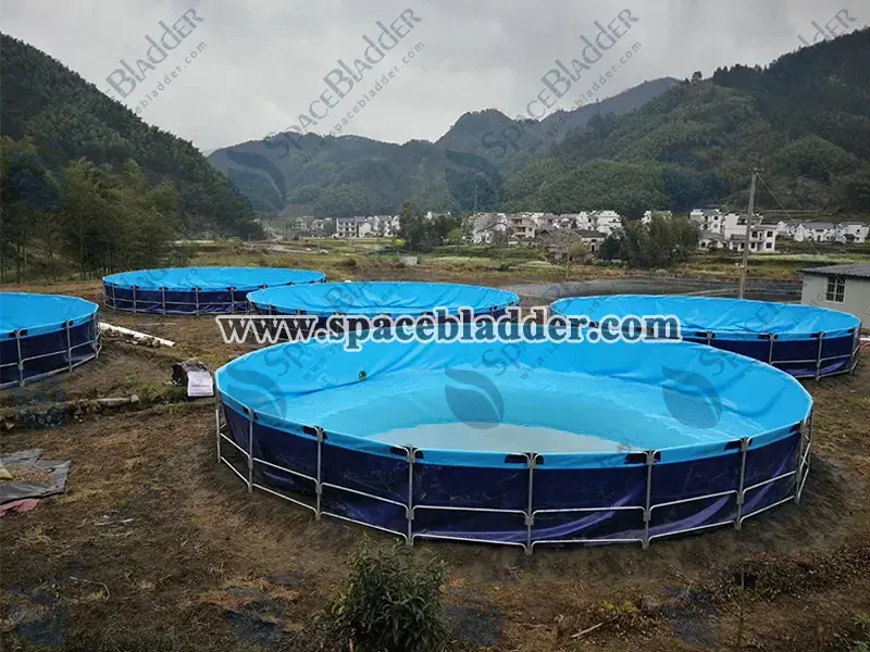Collapsible Commercial Circular Aquaculture Tanks - Really Case Show - 1