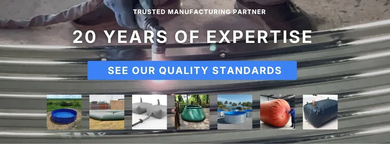 SpaceBladder - 20 years of flexible tank manufacturing expertise, trusted partner for TPU and PVC liquid storage products
